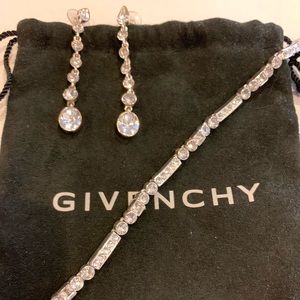 Givenchy earrings and bracelet